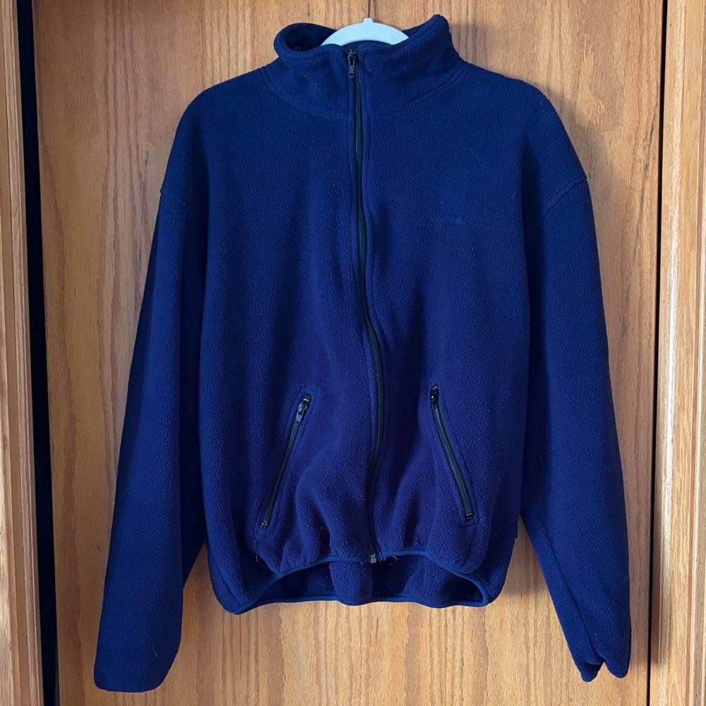 Hilton Navy Blue Full-Zip Fleece Jacket